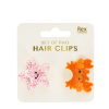 Mini hair claw clips (set of 2) - Sea creatures