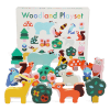 Wooden animal playset - Woodland