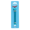 sausage dog stylus ballpoint pen in blue with packaging