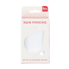 Transparent rain poncho in a box 