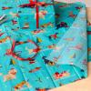 festive friends tissue paper feature illustrations of dogs in winter clothing 