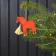 Red Wooden Horse Christmas Decoration