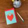 Birds And Heart Greeting Card