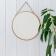 Hanging mirror (29cm) - Round, gold tone