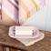 Two-part enamel soap dish - Pink