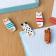 Mini wooden pegs (set of 4) - Dogs