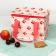 Cherry design insulated lunch bag showing fruit on the side
