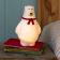 White polar bear night light wearing a red scarf.
