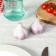 Garlic‑shaped ceramic salt and pepper shakers