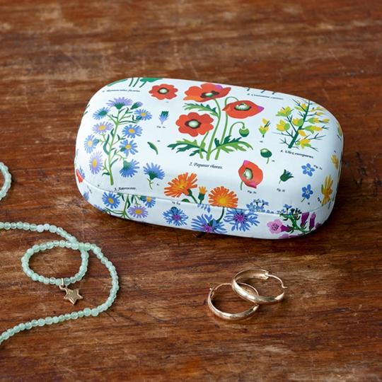 Wild flowers mini travel case