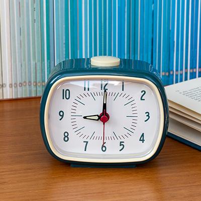 Retro alarm clock - Petrol blue