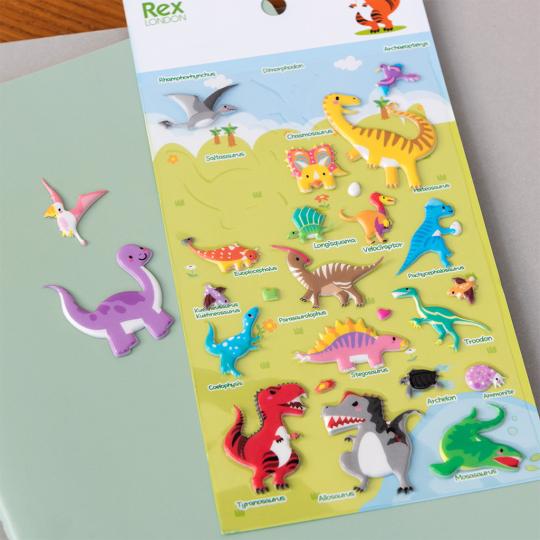  3D puffy stickers - Dinosaurs