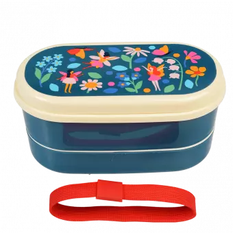 Fairies In The Garden bento box with elastic strap removed
