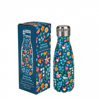  Fairies In The Garden 260ml Stainless Steel Bottle out of box