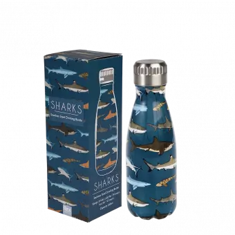 Sharks stainless steel bottle 260ml out of box