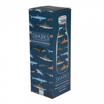 Sharks stainless steel bottle box