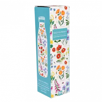 Wild flowers stainless steel drinking bottle 500ml box