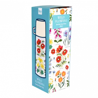 Wild Flowers Flask And Cup box