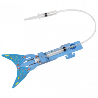Robot arm kit fully assembled with hand open