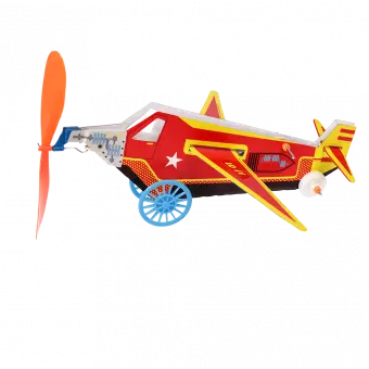 Propeller plane kit fully assembled