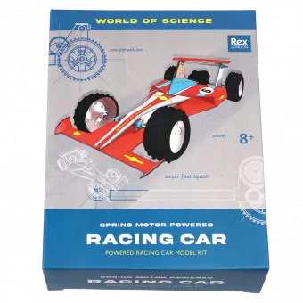 Racing car kit box front side