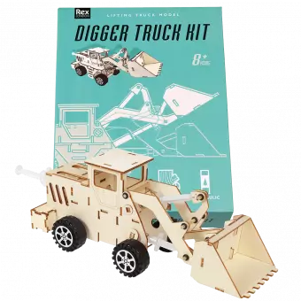 Hydraulic digger truck kit fully assembled with box
