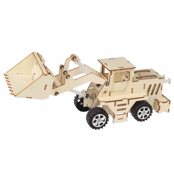 Hydraulic digger truck kit fully assembled left side