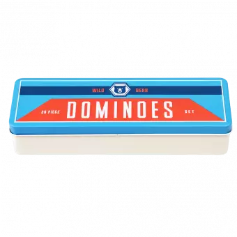 Wild Bear dominoes tin