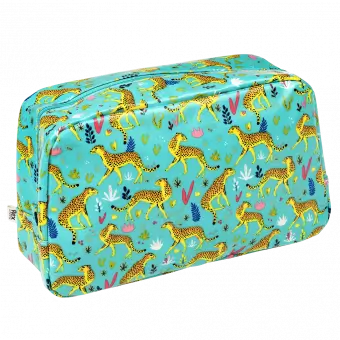 Cheetah wash bag