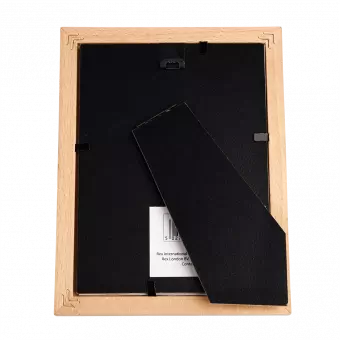 Wonders of Nature wooden frame back laid flat