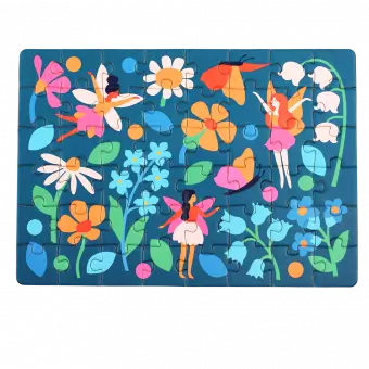 Fairies in the Garden completed puzzle