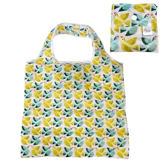 Love Birds Recycled Foldaway Shopper Bag