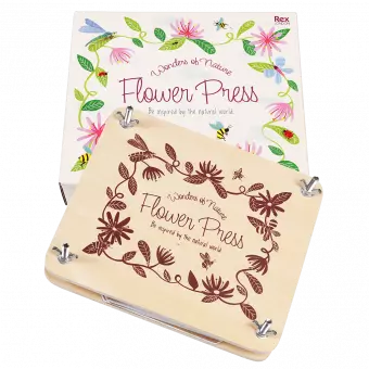Wonders of Nature flower press with box