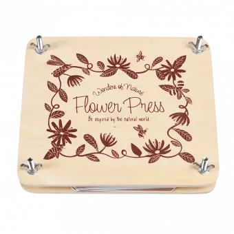Wooden flower press fully assembled