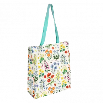 Wild Flowers shopping bag, recycle shopping bag 