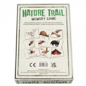 Ocean memory game base of box