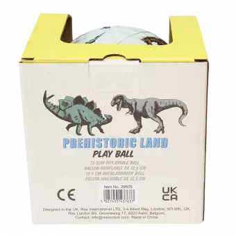 Prehistoric Land play ball in box back view
