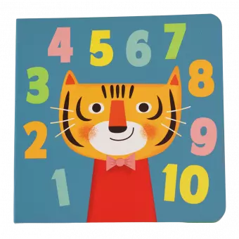 Dark blue first book of numbers for babies/toddlers