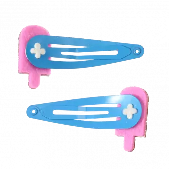 Ice Lolly Glitter Hair Clips (set Of 2)