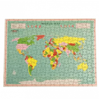 World map 300 pieces jigsaw puzzle