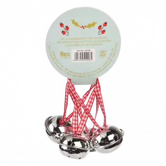 Winter Walk Christmas jingle bells turned to show back of header card