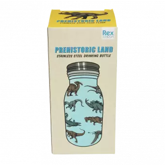 Prehistoric Land 250ml stainless steel bottle box