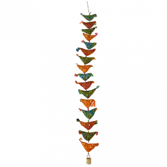 16 cloth hanging birds