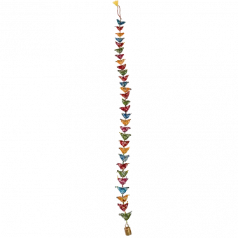 30 Cloth Birds Hanging Decoration