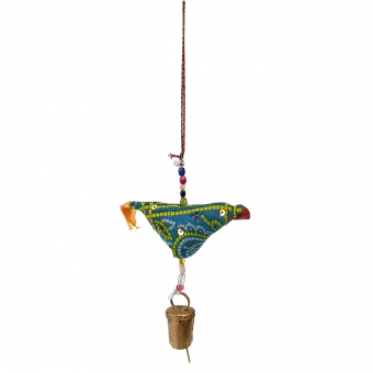 Cloth Bird Hanging Decoration (assorted Colours)