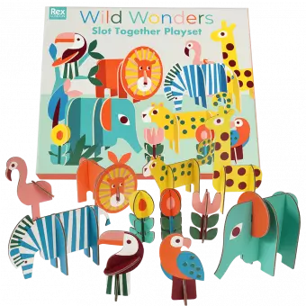 Wild Wonders Slot Together Playset