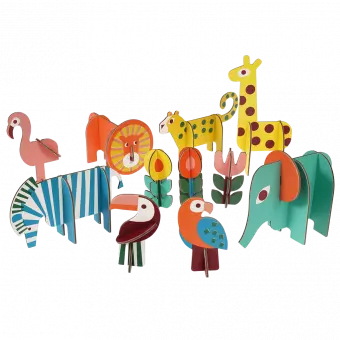 Wild Wonders Slot Together Playset