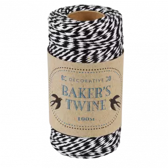 Black And White Baker's Twine