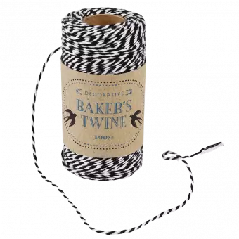 Black And White Baker's Twine