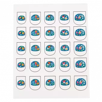 Fairies In The Garden Nail Stickers (Pack Of 25)